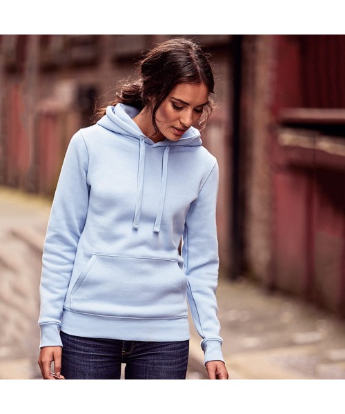 Plain Women's authentic hooded sweatshirt Russell 280 GSM